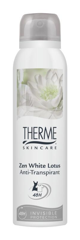 Zen white lotus anti transpirant extra dry spray