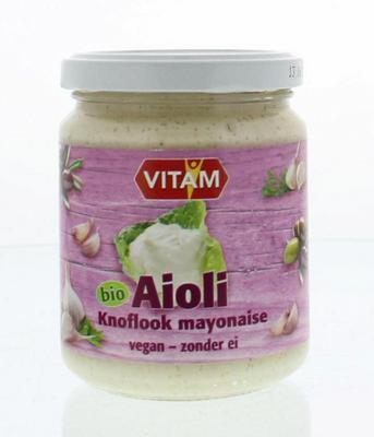 Vitam Aioli knoflook mayonaise bio