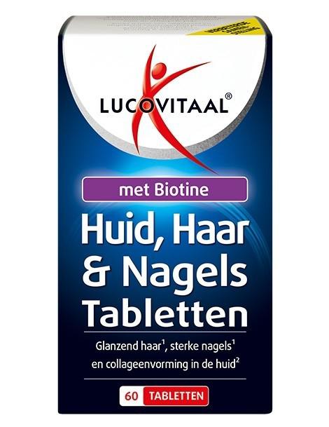 Huid haar nagels met biotine
