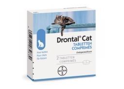 DRONTAL dier k drontal klein ontworm 2s