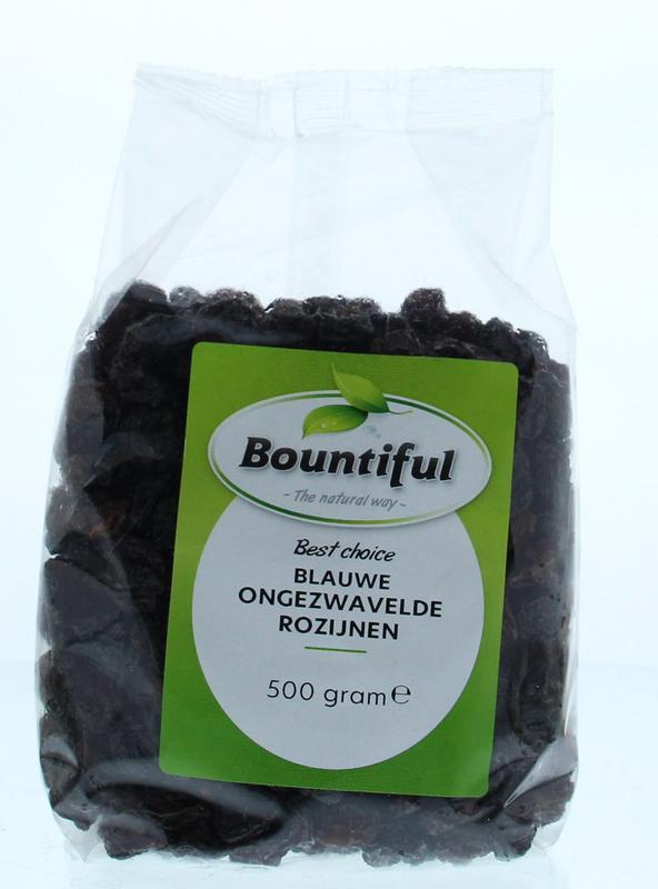 Rozijnen blauw ongezwaveld