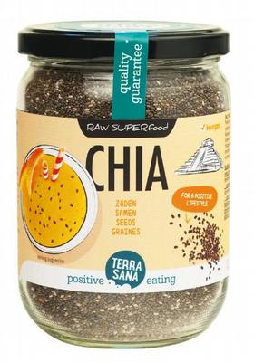 TerraSana Raw chia zaad in glas bio