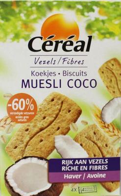 Cereal Koekjes muesli/cocos