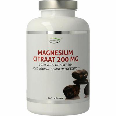 Nutrivian magnesium citraat 200mg #