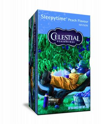 Celestial Season Sleepytime peach herb tea