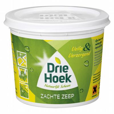Driehoek zachte zeep pot- 500gr