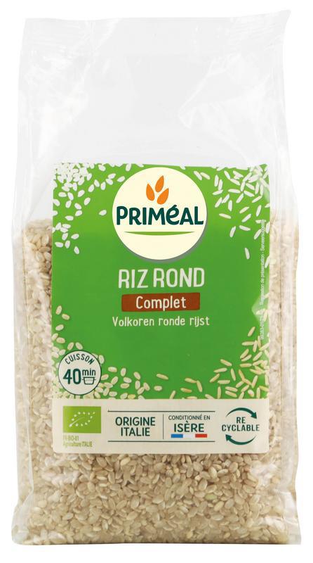 Volkoren ronde rijst uit Italie bio