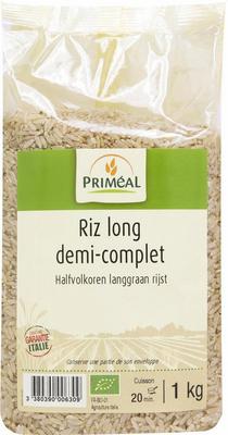 Primeal Halfvolkoren langgraan rijst bio