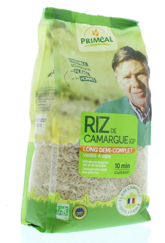Halfvolkoren langgraan rijst camargue bio