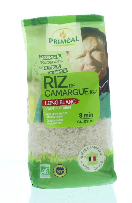 Witte langgraan rijst camargue bio