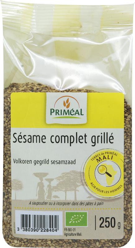 Volkoren gegrild sesamzaad bio