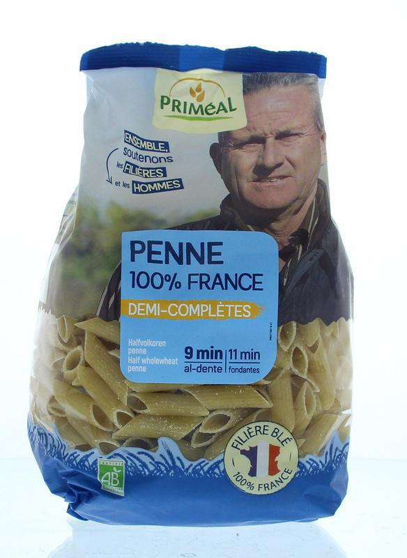 Halfvolkoren penne bio