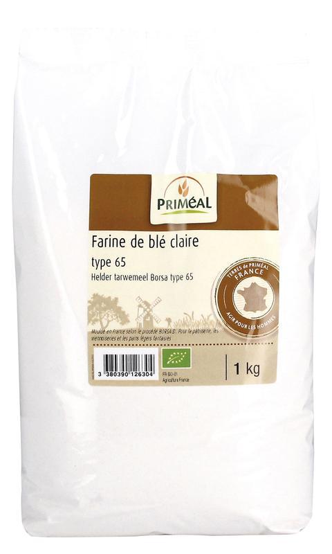 Tarwemeel helder borsa type 65 bio