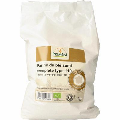 Primeal Half volkoren tarwemeel borsa 110 bio