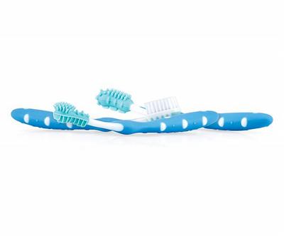 Nuby Tandenborstelset 3m+ - blauw