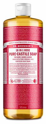 Dr Bronners Liquid soap roos