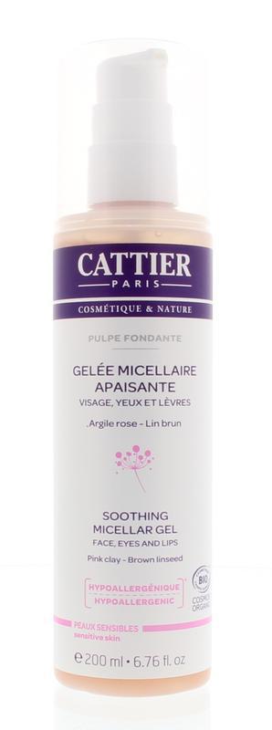 Verzachtende micellair gel gevoelige huid