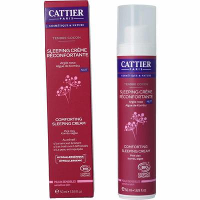 Cattier Nachtcreme kalmerend gevoelige huid