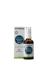 Merkloos organic echinacea throatspr vi 50ml