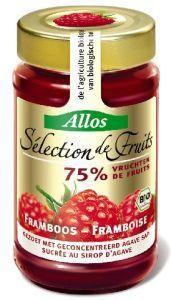 Merkloos allos frambozenjam 250g