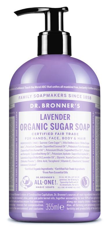 Lavendel suiker zeep bio