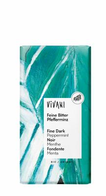 Vivani Chocolade puur met pepermunt bio