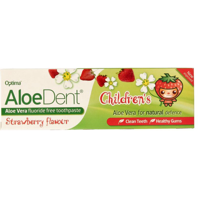 Tandpasta aloe vera kinder fluor free