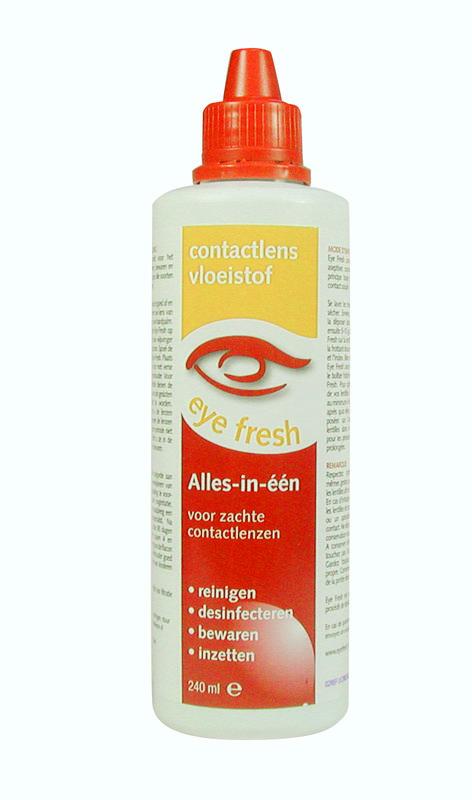 Alles-in-1 vloeistof zachte lenzen