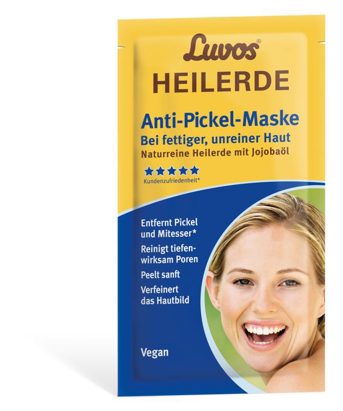 Heilaarde gezichtsmasker onzuivere vette huid