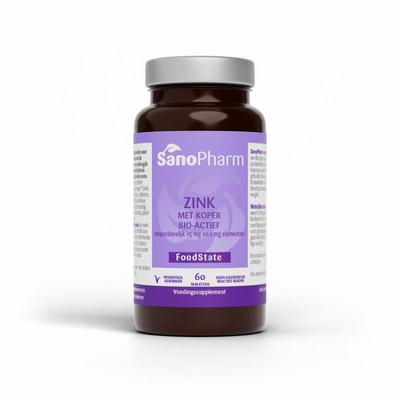 SanoPharm Zink 15mg & koper 1mg
