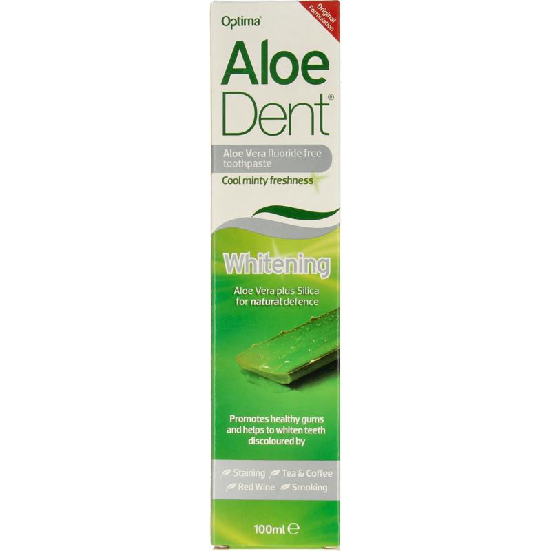 Tandpasta aloe vera whitening fluor free