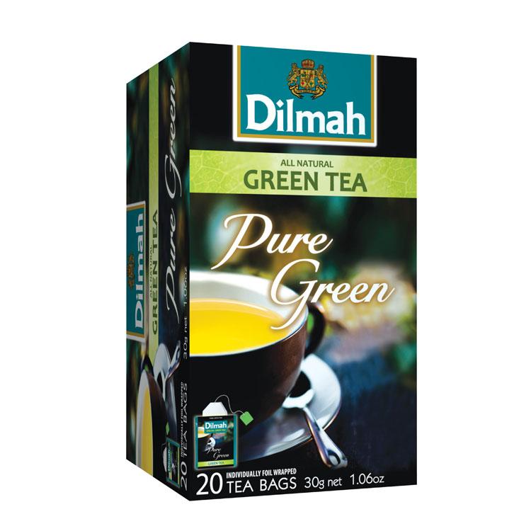 Pure green tea selection
