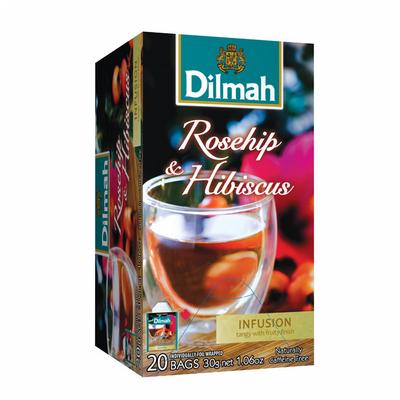 Dilmah Rozenbottels & hibiscus infusion 20st