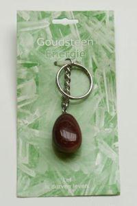 Steengoed sleutelhanger goudsteen 1st