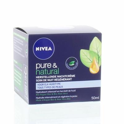 Nivea vis nachtcrm pure&natnh- 50ml