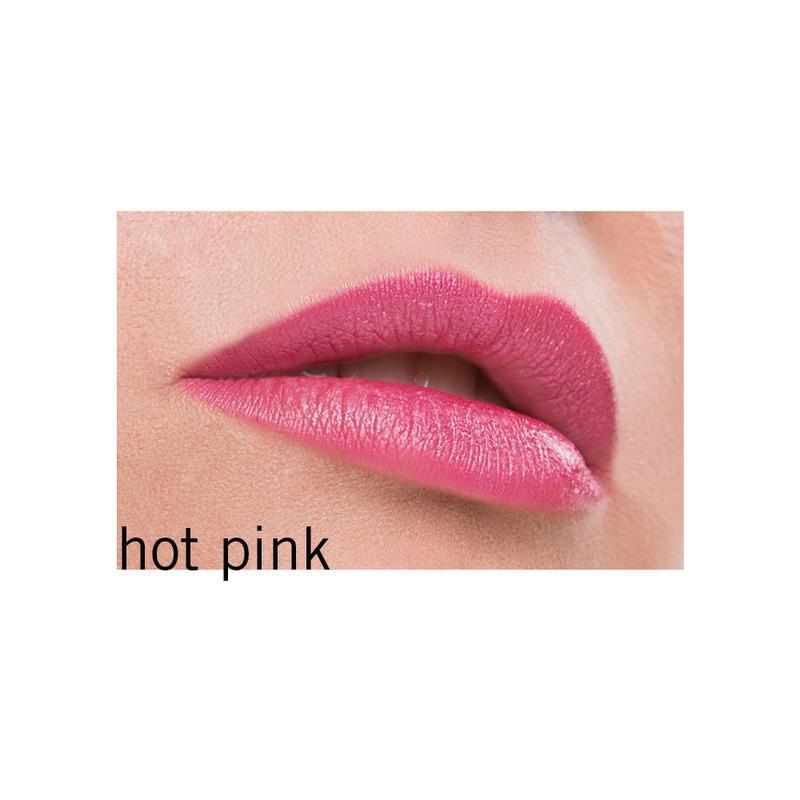 Natural lipstick hot pink