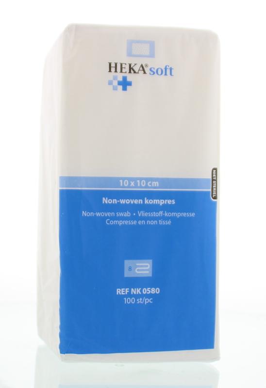 Non-woven kompres 10 x 10cm niet steriel 8 lagen