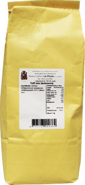 Teffmix lactose vrij