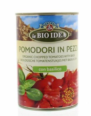 La Bio Idea Tomatenstukjes basilicum bio