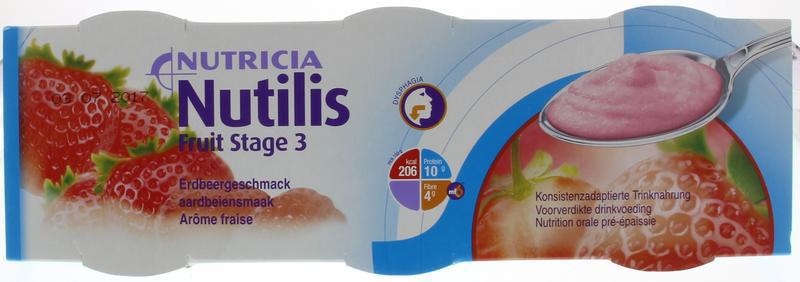 Fruit stage 3 aardbei 3x150 gram