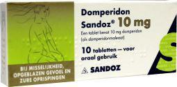 domperidon 10mg sandoz 10tab