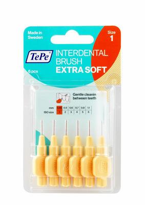 TePe Interdentale rager extra soft licht oranje maat 1