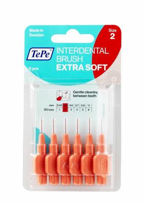 TePe Interdentale rager extra soft licht rood maat 2