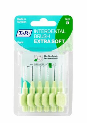 TePe Interdentale rager extra soft licht groen maat 5