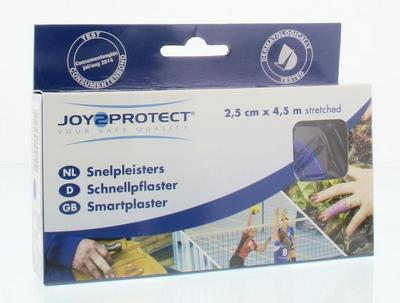 Joy2protect Snelpleisters blauw 2.5cm x 4.5m