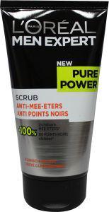 L'Oreal Paris men exp face scrub pure power- 150ml