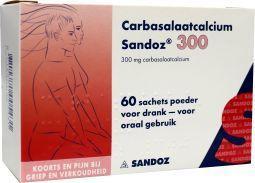 carbasa calcium 300mg sandoz 60st