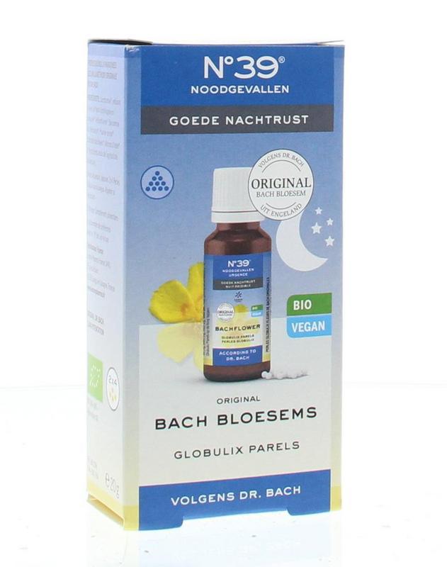 Bach bloesems globule parels nacht nr. 39 bio