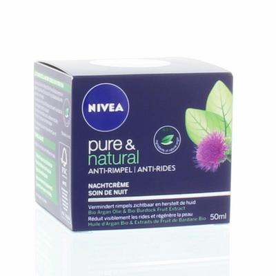 Nivea vis nachtcrm pure&natag- 50ml