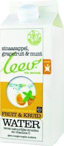 Merkloos leev bio water sinaas grape m! 750ml